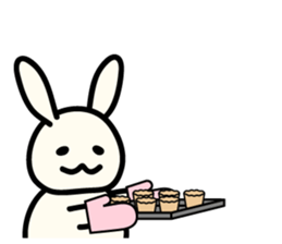 Confectioner of rabbit sticker #848708