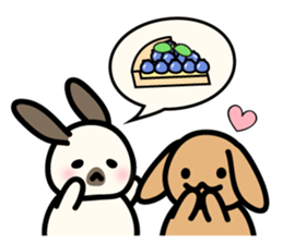 Confectioner of rabbit sticker #848717