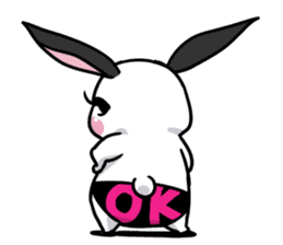 Shorts rabbit sticker #849235