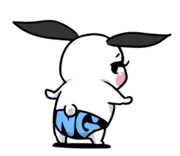 Shorts rabbit sticker #849236
