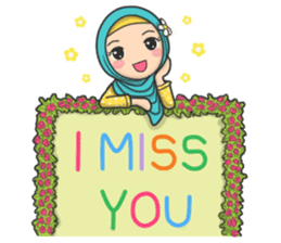 Flower Hijab 2 sticker #849720