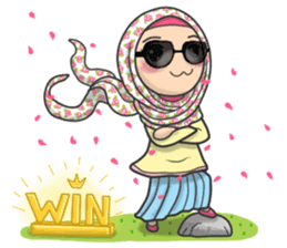 Flower Hijab 2 sticker #849723