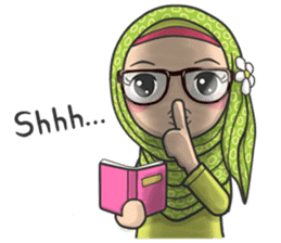 Flower Hijab 2 sticker #849729