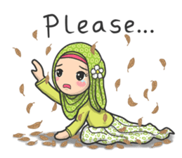 Flower Hijab 2 sticker #849730