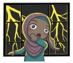 Flower Hijab 2 sticker #849732