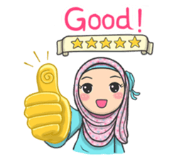 Flower Hijab 2 sticker #849734