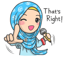 Flower Hijab 2 sticker #849735