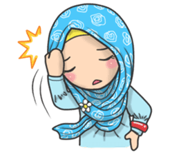 Flower Hijab 2 sticker #849736