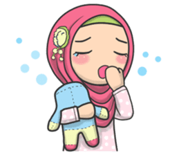 Flower Hijab 2 sticker #849744
