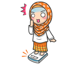 Flower Hijab 2 sticker #849749