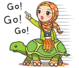 Flower Hijab 2 sticker #849756