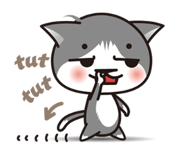 Bicolor cat Eight [ Basic ]English sticker #849942