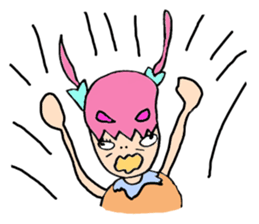 ribbon girl. an idol singer.cawaii! sticker #850100