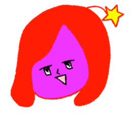 Space girl Julieta sticker #850498