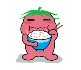 Lovely tomato-2 sticker #850883