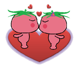 Lovely tomato-2 sticker #850885