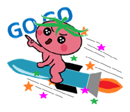 Lovely tomato-2 sticker #850886