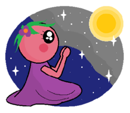 Lovely tomato-2 sticker #850888
