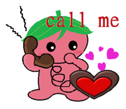 Lovely tomato-2 sticker #850889