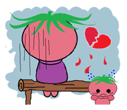 Lovely tomato-2 sticker #850892