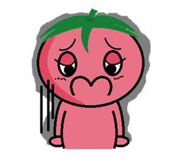 Lovely tomato-2 sticker #850895
