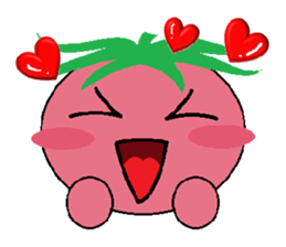 Lovely tomato-2 sticker #850896