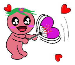 Lovely tomato-2 sticker #850899
