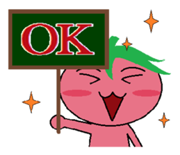 Lovely tomato-2 sticker #850908