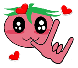 Lovely tomato-2 sticker #850909