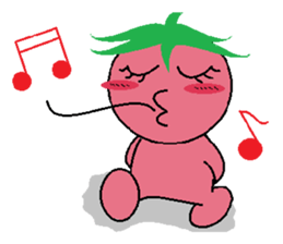 Lovely tomato-2 sticker #850910