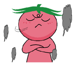 Lovely tomato-2 sticker #850918