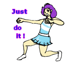 Go!Go! cheerleader sticker #851020