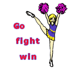 Go!Go! cheerleader sticker #851037