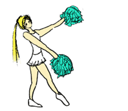 Go!Go! cheerleader sticker #851038