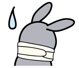 Sickly Rabbit sticker #851159