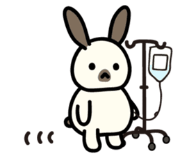 Sickly Rabbit sticker #851184
