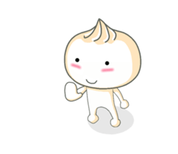 Meat loaf and dumpling sticker #851362