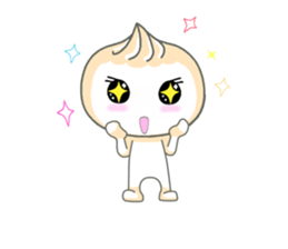 Meat loaf and dumpling sticker #851363