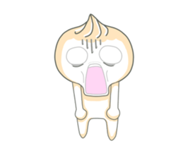 Meat loaf and dumpling sticker #851377