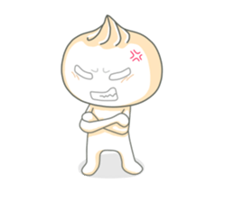 Meat loaf and dumpling sticker #851379