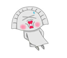 Meat loaf and dumpling sticker #851394