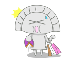 Meat loaf and dumpling sticker #851395