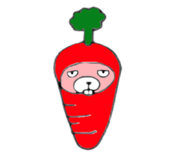 rabbit & bear sticker #852296