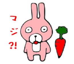 rabbit & bear sticker #852300