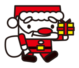 Santa Claus and reindeer sticker #852927