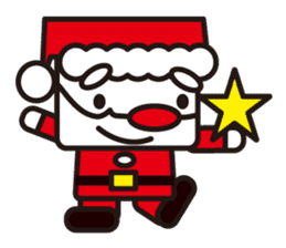 Santa Claus and reindeer sticker #852936