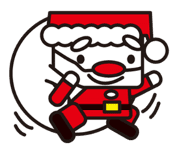 Santa Claus and reindeer sticker #852937