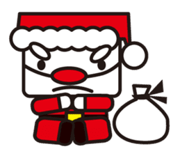 Santa Claus and reindeer sticker #852944