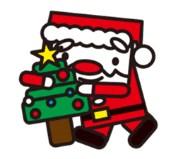 Santa Claus and reindeer sticker #852948