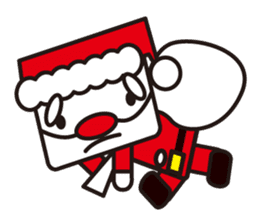 Santa Claus and reindeer sticker #852949
